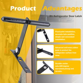 RV Refrigerator Door Latch (2 Pcs)