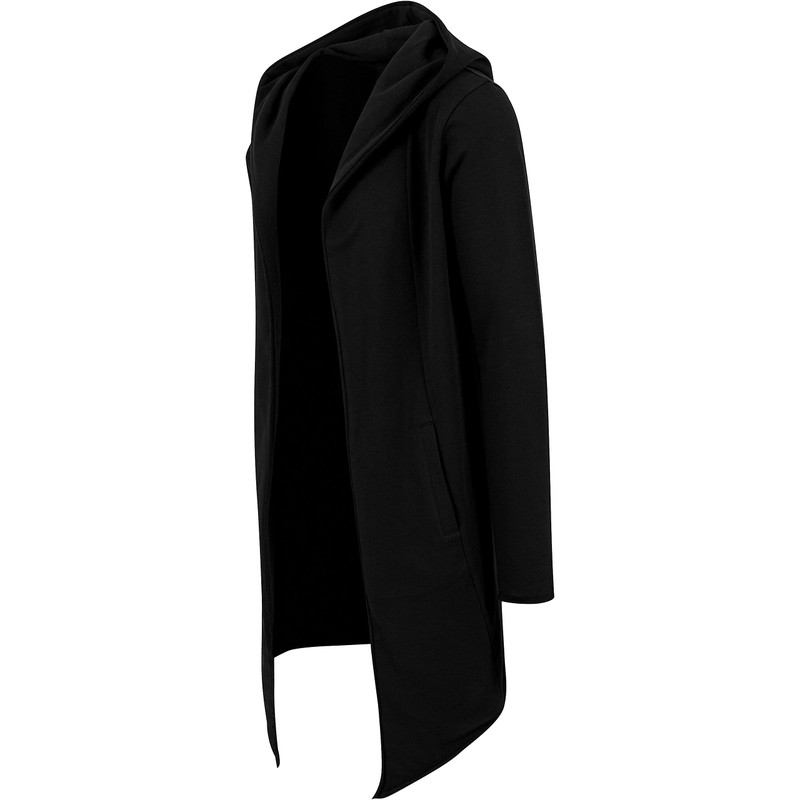 Urban Classics Men's Long Hooded Open Edge Cardigan - Regular