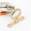 ORFOFE Heavy Duty Brass Pipe Strap Clamp Wall Mount Bracket