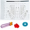 TAROOSH Acupressure Finger Roll Kit with Sujok Ring, Power Thumb,