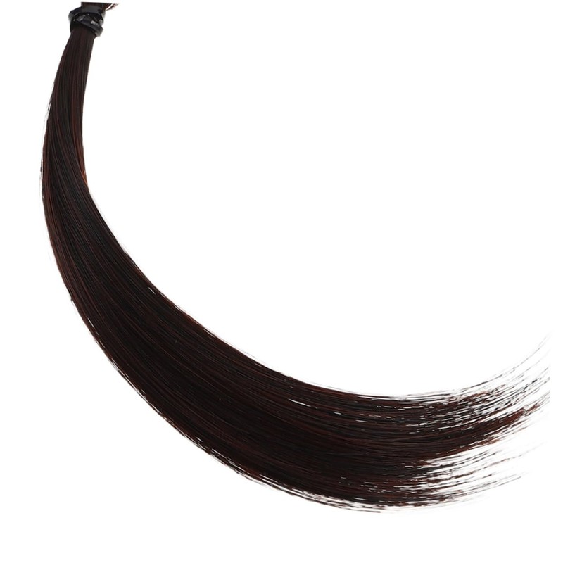 SAFIGLE 4pcs Black Hair Clips Cute Side Hair Extensions for