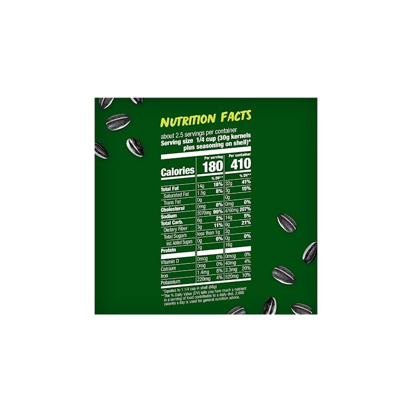 Sunflower Seeds Bundle. Includes Two - 3.63 Oz Bags of