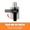 GASHER 1PC 1/8 Inch Mini Brass Ball Valve Shut Off