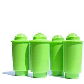 Naples Naturals AOK1089FGRNX4 Alkaline Water Pitcher Filter Replacement Designed for Models Original and Slim line, Green (Pack of 4)