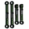 LRNJ ANODIZED GREEN ALUMINUM ADJUSTABLE 2 SETTINGS SUSPENSION LIFT RODS