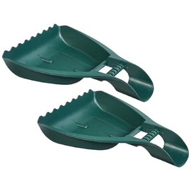 PHUOC LOC THO for Leaf Scoops Garden Lawn Leaves Hand Rake Scoop Gardening Grass Grabber Tool Pair