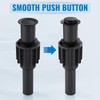 ALEASHA Pop Up Sink Drain Without Overflow, Bathroom Sink Drain