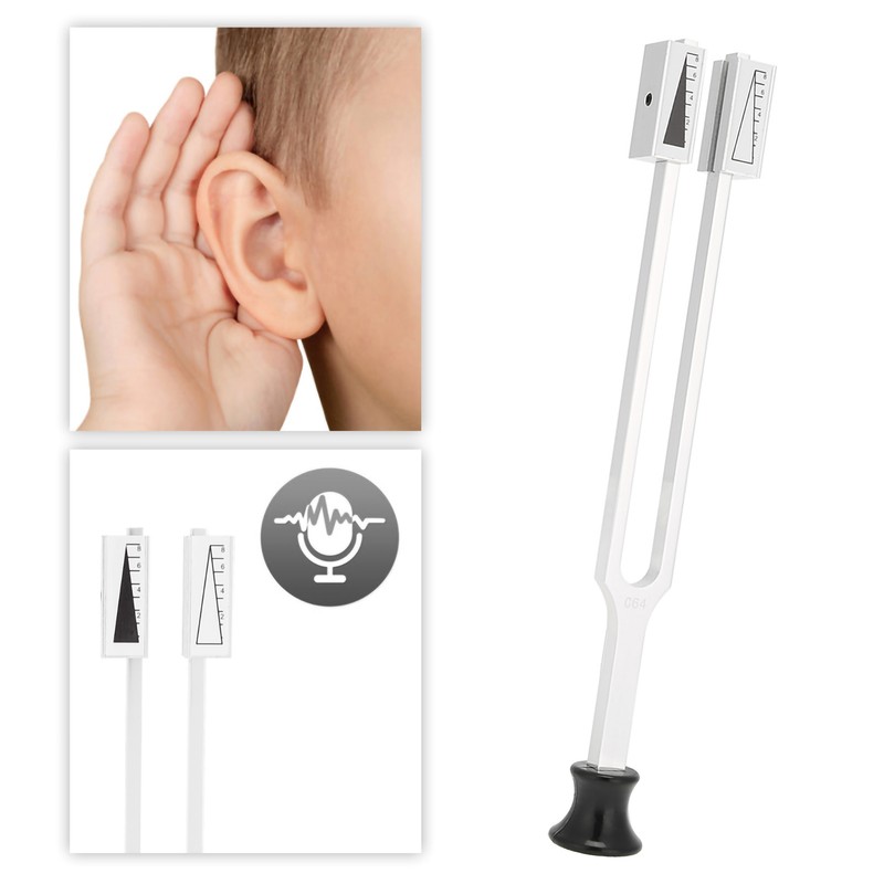 C64Hz Medical Tuning Fork Instruments Tuning Vibration Health DiagnosticTherapy Tool