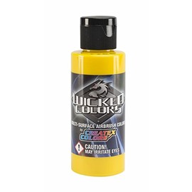 Createx Wicked Colors 2 oz. detail yellow