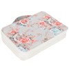Pencil Case 200 Slots Rose Printed 4‑Layer Zipper Pen Holder