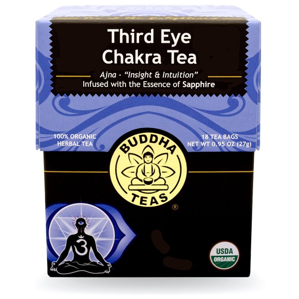 Buddha Teas Third Eye Chakra Tea, 18 Count (Pack of 6)