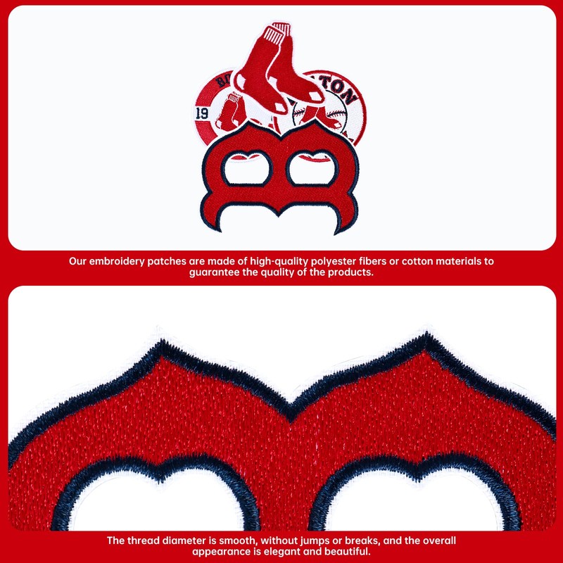 4PCS Iron on Patch,Baseball Iron on Patch for Hat,Jacket,Jeans and