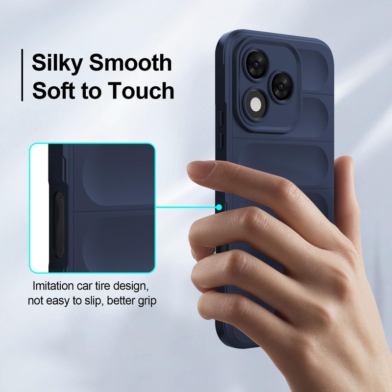 BonYonka Case Compatible with Honor 400 Lite, Shockproof Wave Pattern,