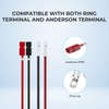 Renogy 5FT 6AWG Anderson Adapter Cable（Anderson PP75 - Ring Lug）