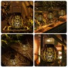 2 Pack Solar Table Lanterns - Solar Hanging Outdoor Lanterns