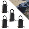 Heavy-Duty Trailer Stake Pocket D Rings with Anti-Loss Cord, Adjustable
