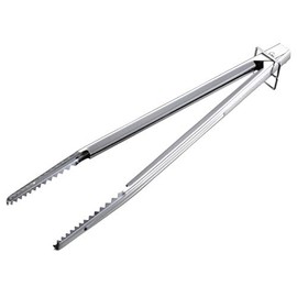Captain Stag UG-3269 Outdoor BBQ Tongs, Solo, Slim Tongs, Non-Tip, 9.8 inches (25 cm), Stainless Steel