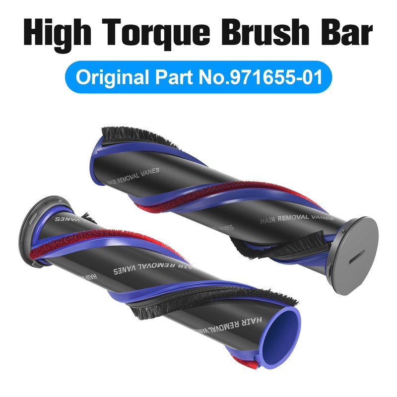 MOPEI Torque-Drive Brush Roller and End Cap for Dyson V11