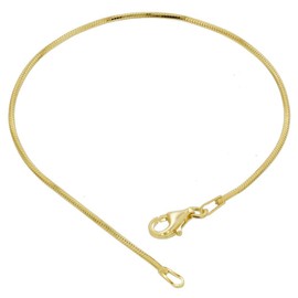 14k Vermeil Diamond-Cut Snake Chain Bracelets (7-8 inch Available) 8