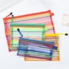 UUYYEO 6 Pcs Striped Mesh Makeup Bags Travel Cosmetic Pouches