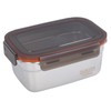 Generic Stainless Steel Rectangular Food Storage Container, 19cm x 9cm