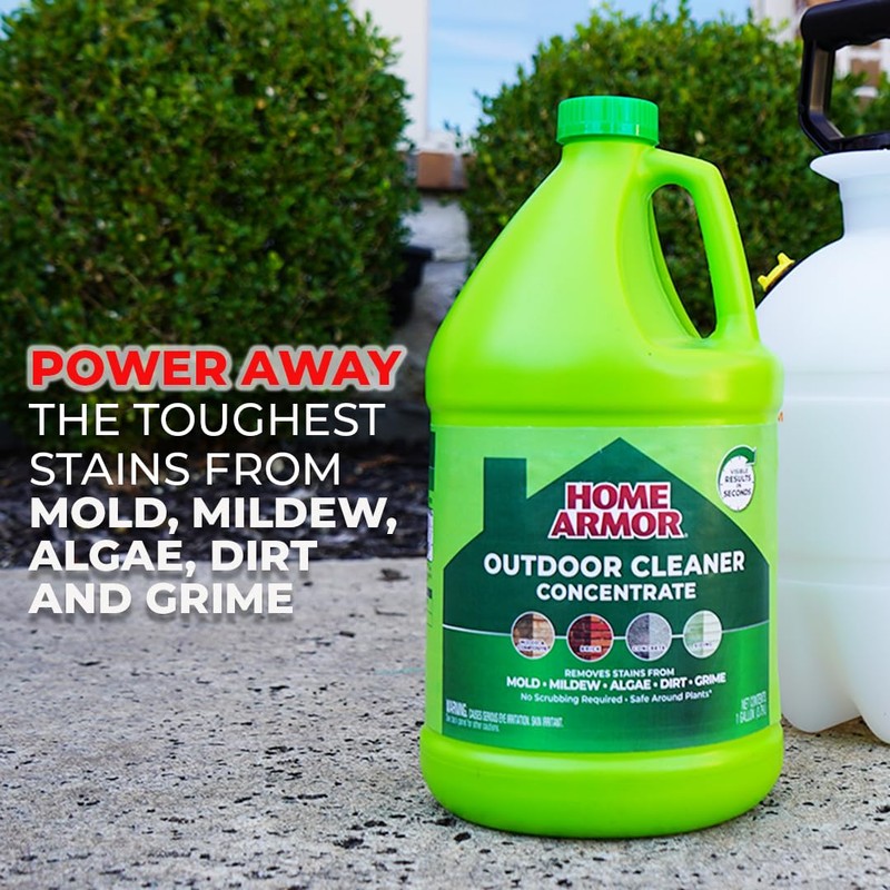 Home Armor Outdoor Cleaner Concentrate, 1 gal., Remove Stains from