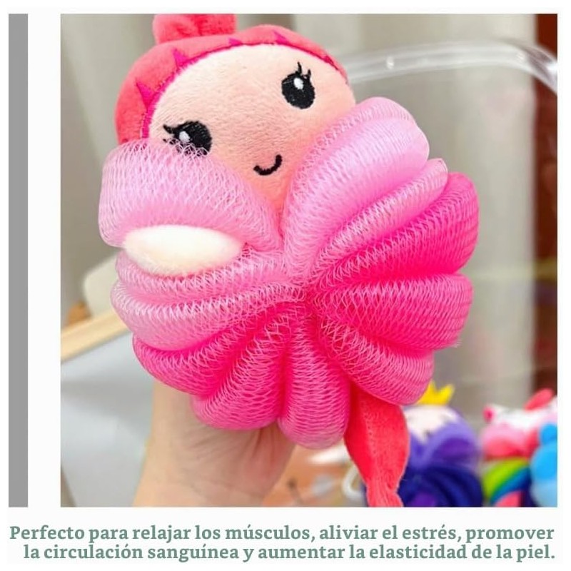 Esponjas de Baño Infantiles Unicornio y Sirena PRETYZOOM 2 Piezas