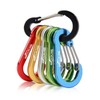 Set of 6 carabiners 5cm 20ea