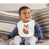 MoonWorks® Baby Bib Printed Fox Fox Animal Print Boys Girls