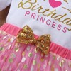 DDLUZQual - Conjunto de 2 vestidos de princesa de cumpleaños
