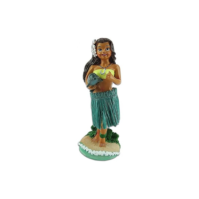 The Islander Group Mini Hula Girl Noelani Dashboard Doll with