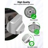 4Pcs Stove Knobs W11517334 Fit for Whirlpool Gas Ranges WEG515S0FB0