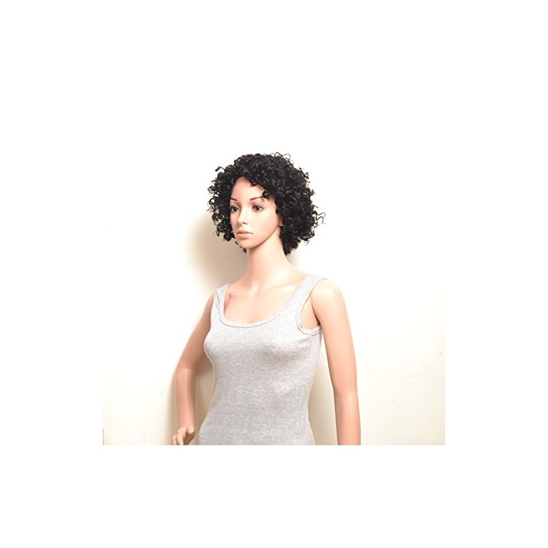 Sleek Mia Human Hair Wig 1B Natural Black