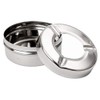 Garden Of Arts Stainless Steel sturdy small Ash Tray portable