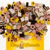 Licorice Allsorts 1 Pound in a Resealable Bulk King of