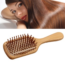 Cepillo para Cabello, Cepillo Cabello, Peine para Cabello, Cepillo para el Cabello Cepillo de Madera Cepillo de Paleta para Mujeres Hombres y Niños Hace que el Cabello Fino Largo y Rizado