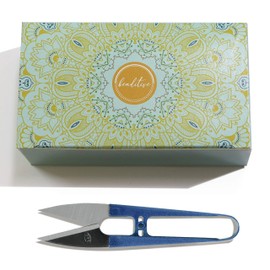 Beaditive Sewing Scissors (12-Piece Set) High-Carbon Steel Thread, Yarn, Embroidery Clippers | Handheld Snippers for Arts, Crafts, and DIY Projects | Multipurpose Use