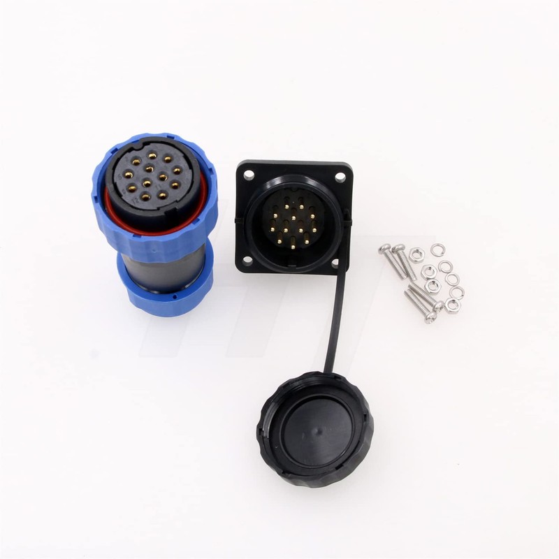 HangTon HE29 12 Pin Male Waterproof IP68 Round Current Socket