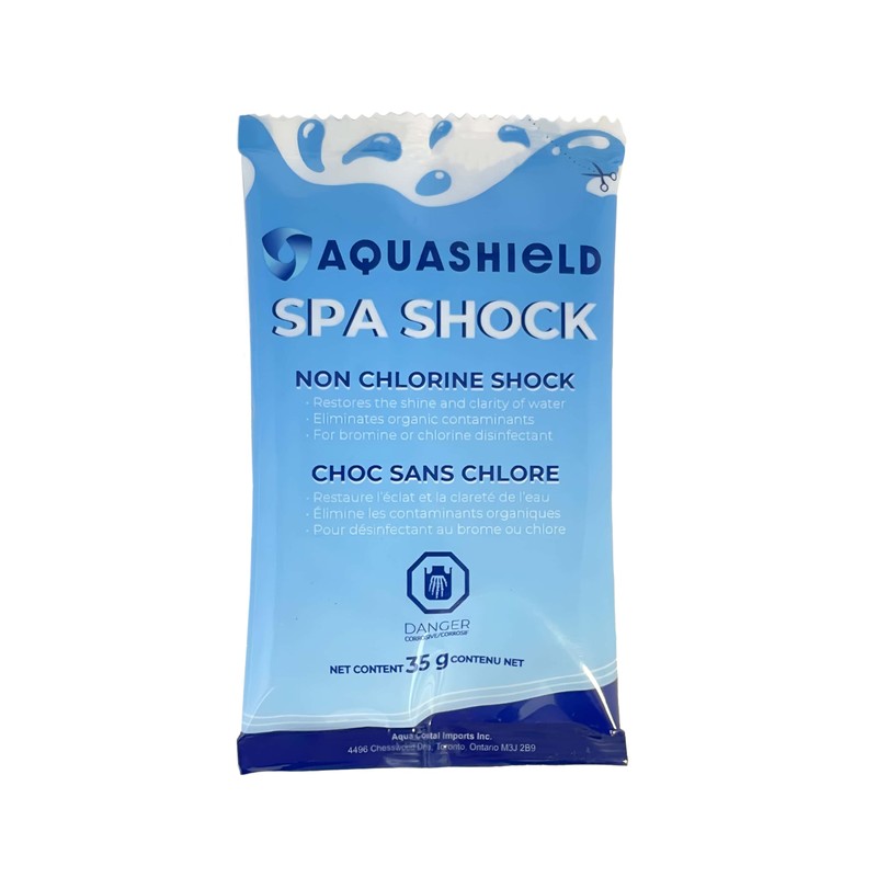 AquaShield Spa Shock Case (15 Pouches x 35g Each) -