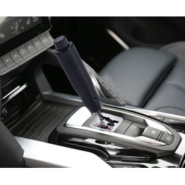 Arenbel 5'' Long Shifter Knob with Button Gear Stick Shift Knobs Transmission Car Accessories Weighted Shifting Handle fit Most Automatic Manual Vehicles, Black