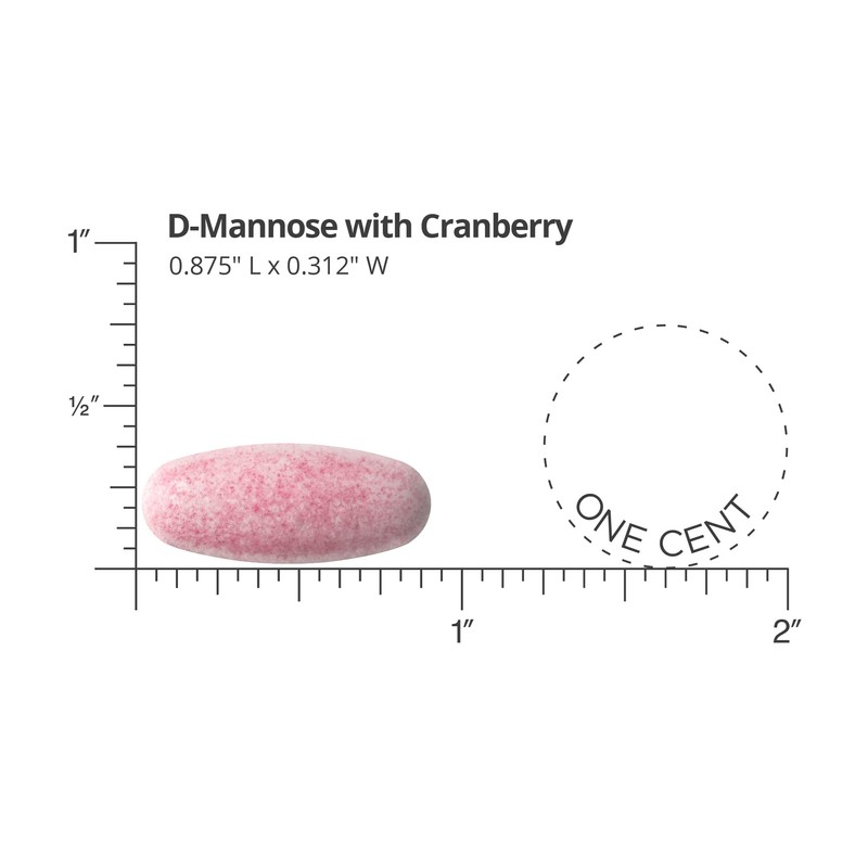 DOCTORS' PREFERRED D-Mannose 1300 MG with Cranberry 500 MG Supplement