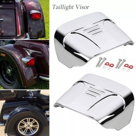Unbranded L & R Tail Light Visor Cover For Harley 09-22 Tri Glide 10-11 Street Glide Trike