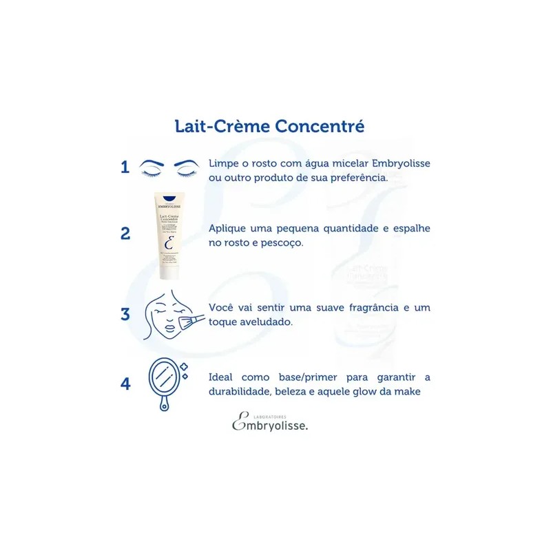 Embryolisse Lait Leche Hidratante Facial Sin Parabenos 30ml Piel Sensible
