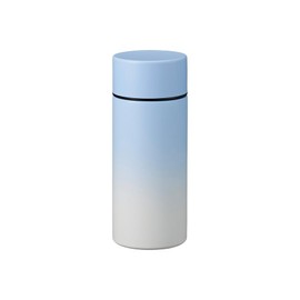 Gradient Thermotank Bottle, 10.1 fl oz (300 ml) (Blue) | Thermostainless Steel Thermostainless Steel Bottle, Thermos Bottle, Vacuum Double Layer Construction, Heat Retention, Cold Insulation, Water