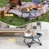 KITTY KINGDOM Elevated Cat Hammock Bed, Foldable No-Assembly Cat Bed