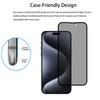 HKKAIS 2-2 Pack Privacy Screen Protector Designed For IPhone15 Pro