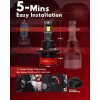 Firehawk H13/9008 LED Bulbs 40000LM 990% Brightness 6000K Cool White