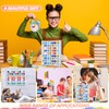 Sunnychicc 2 Pcs 63 Holes Craft Paint Storage Organizer Vertical