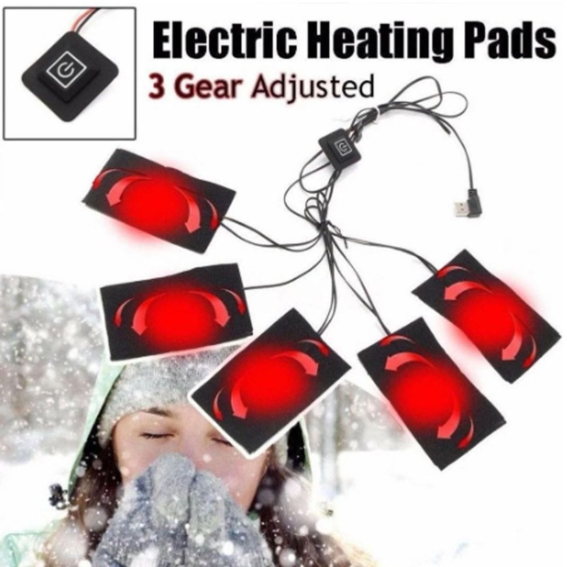 8 in 1 Electric Heating Pads 3 Gears Waterproof Carbon