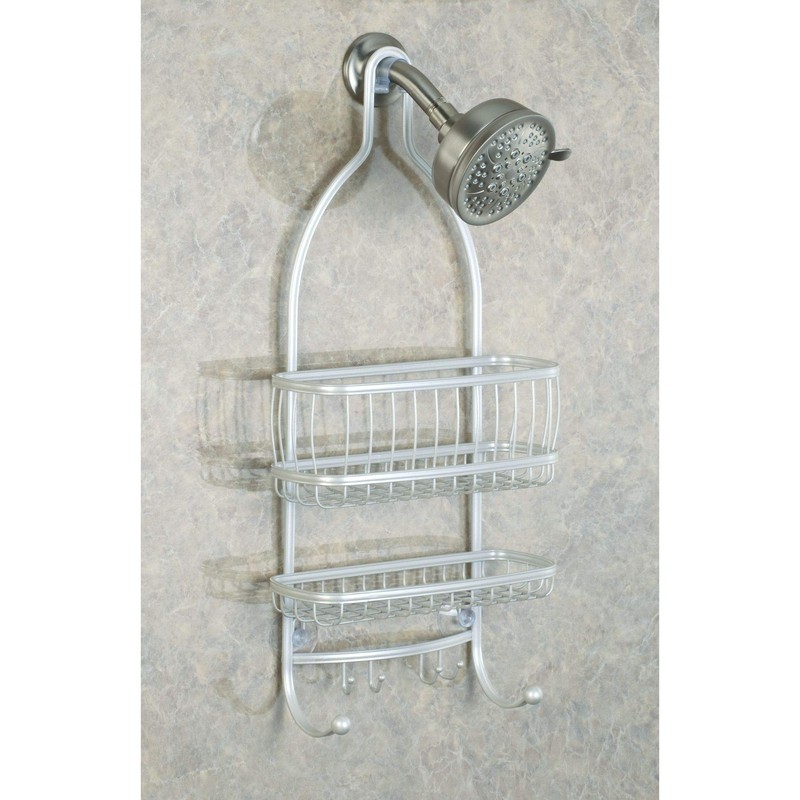 iDesign - 61974 York Metal Wire Hanging Shower Caddy, Extra